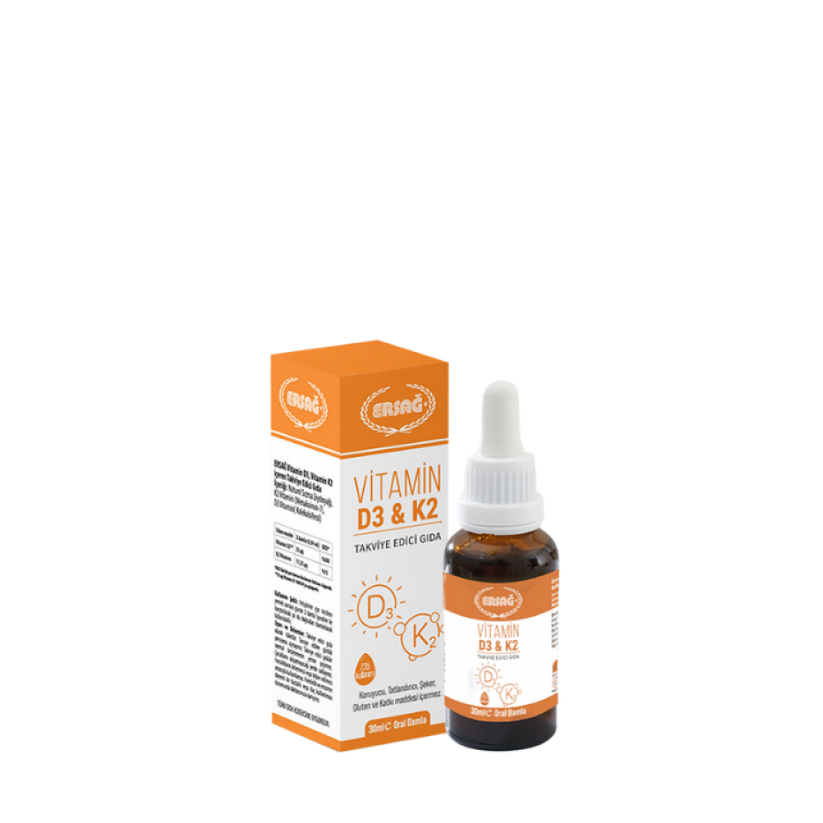 Ersağ VİTAMİN D3-K2 30 ML Ersağ VİTAMİN D3-K2 30 ML
