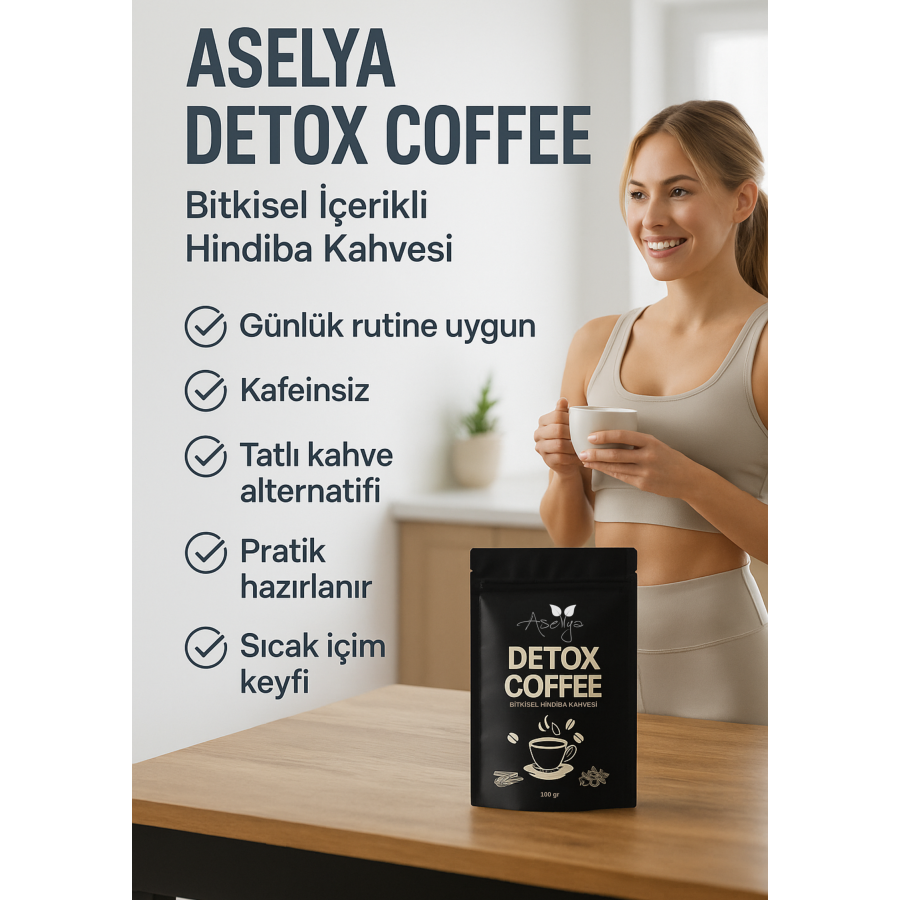 ASELYA Detox Coffee – Çözünlebilir Hindiba Kahvesi (100 g)