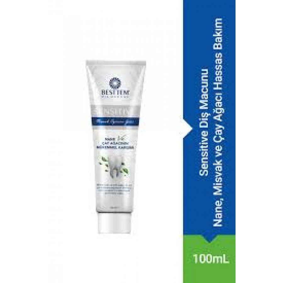 BESTTEM Diş Macunu – Nane, Çay Ağacı Ve Misvak Içerikli Ferahlık | 100 ml