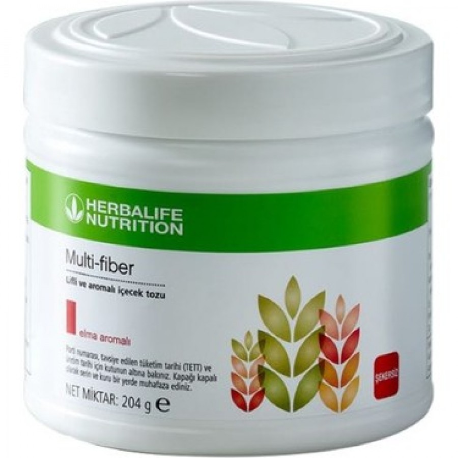 Herbalife Multi-Fiber Lifli ve Aromalı İçecek Tozu Elma 204 g