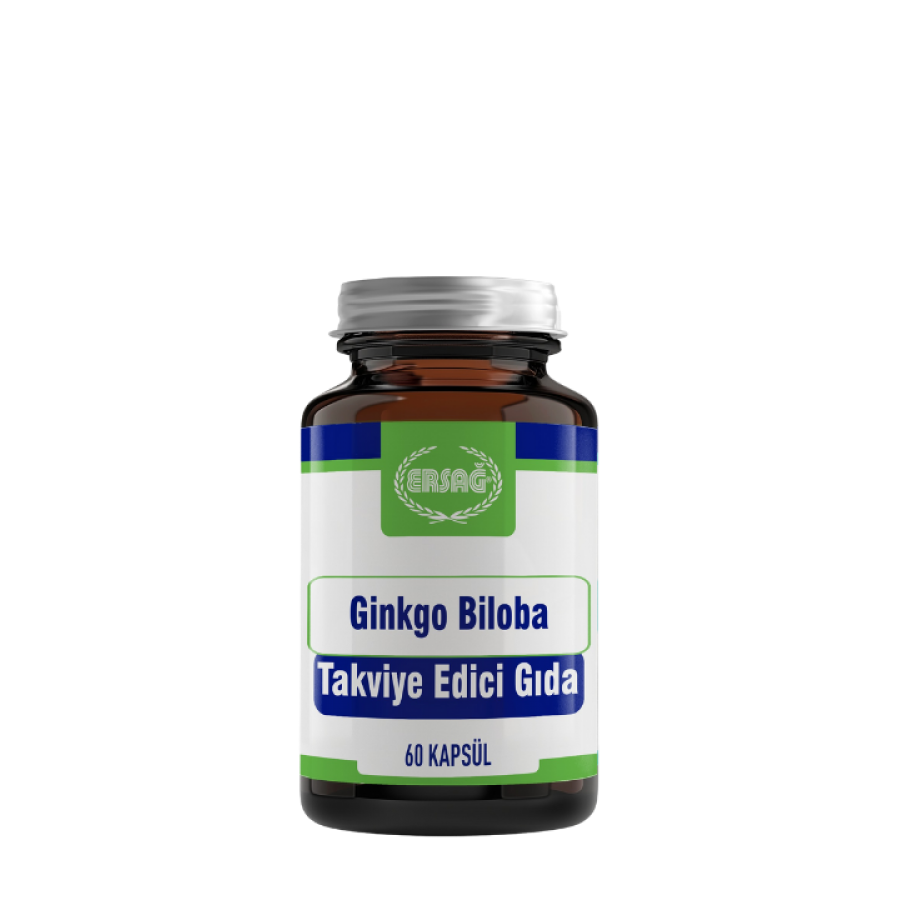 Ersağ Ginkgo Biloba ( Takviye Edici Gıda ) 60 Kapsül 2005-8