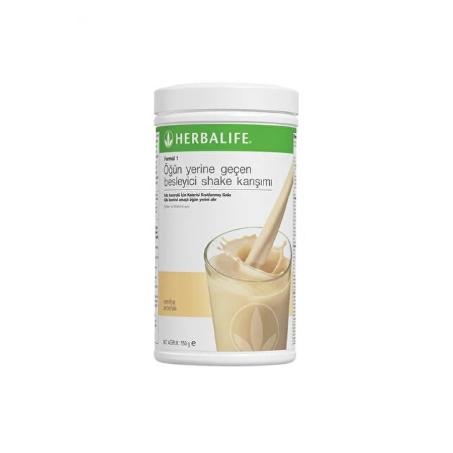 Herbalife Formül 1 Öğün Yerine Geçen Besleyici Shake Karışımı Vanilya Aromalı 550 gr Herbalife Formül 1 Öğün Yerine Geçen Besleyici Shake Karışımı Vanilya Aromalı 550 gr