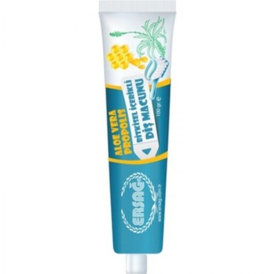 Ersağ 1 Adet Diş Macunu 100 ml Aloe Vera Propolis