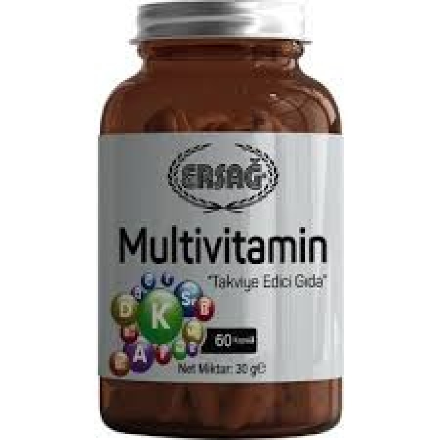Ersağ Multivitamin Tablet 60 Kapsül Ersağ Multivitamin Tablet 60 Kapsül