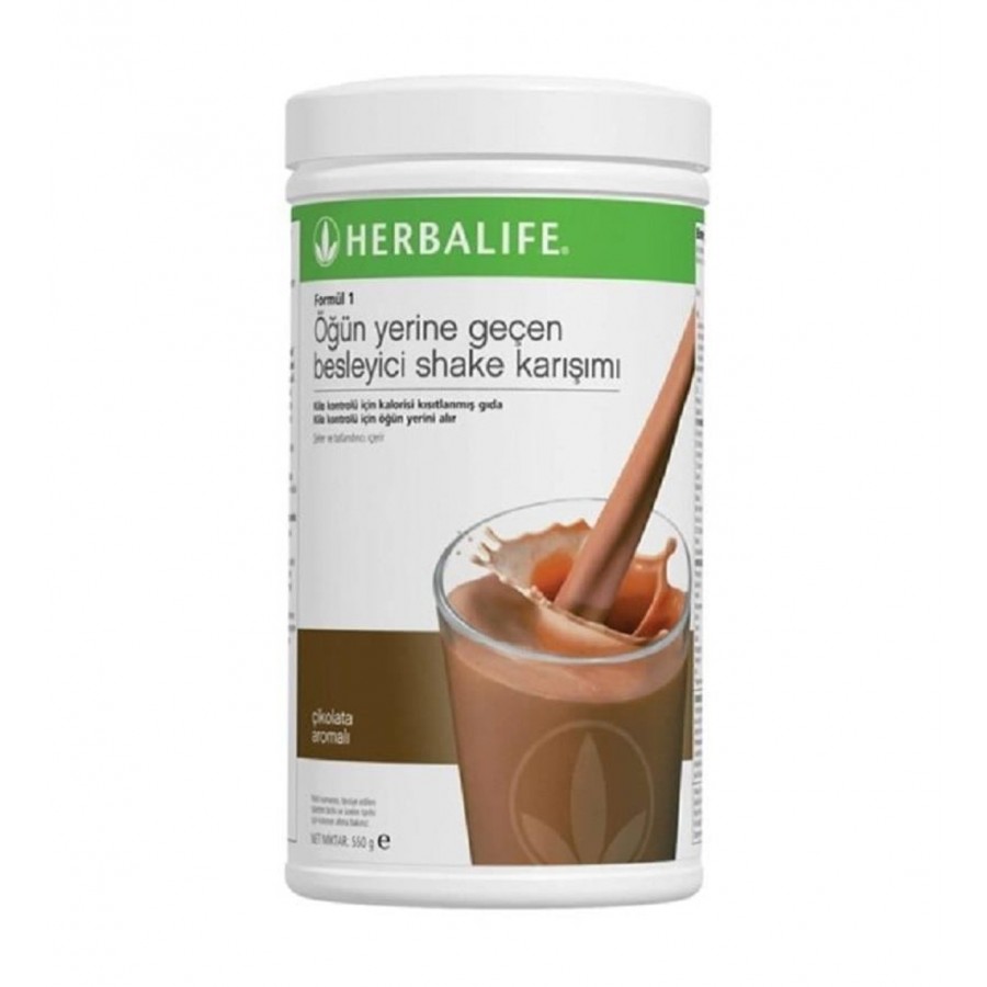 Herbalife Formül 1 Öğün Yerine Geçen Besleyici Shake Karışımı Çikolata Aromalı 550 gr Herbalife Formül 1 Öğün Yerine Geçen Besleyici Shake Karışımı Çikolata Aromalı 550 gr